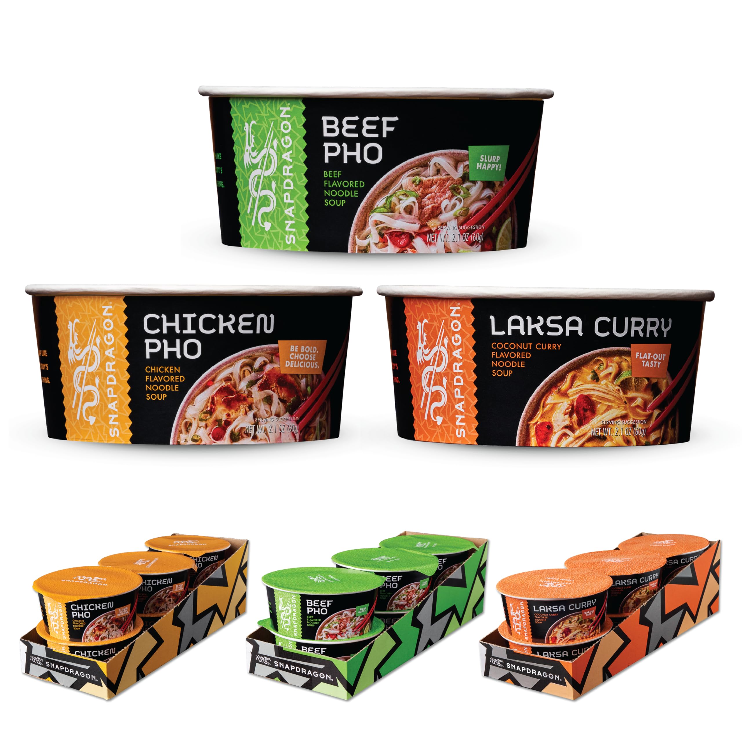 Amazon.com : Snapdragon Chicken Pho, Pho, Laksa Curry Instant