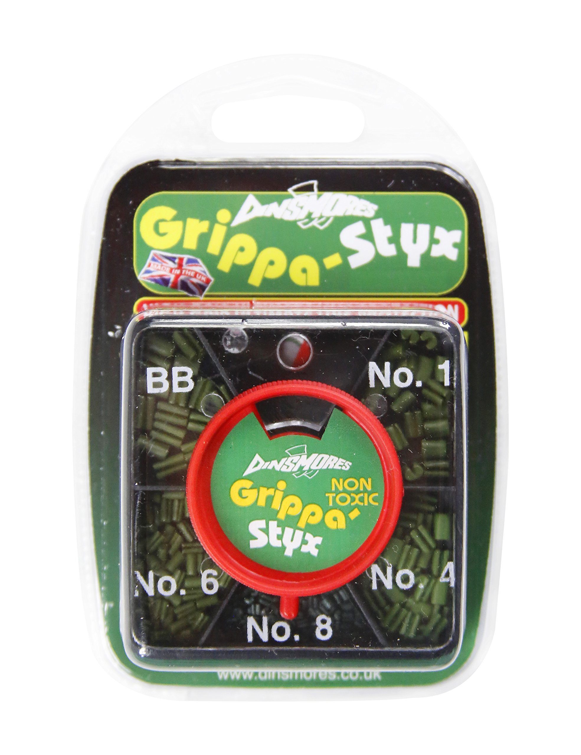 Dinsmores Non-Toxic 5 Compartment Square Grippa-styx