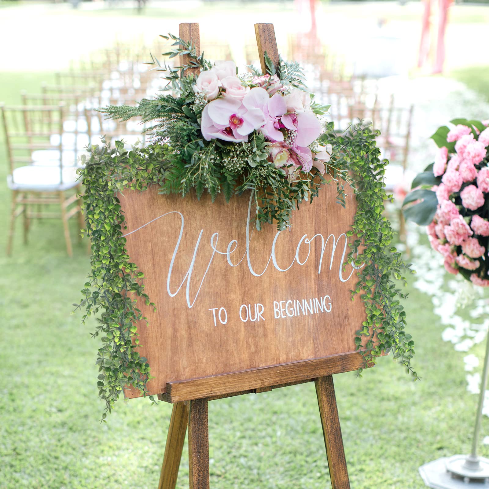 Hatoku 3 Pack Artificial Eucalyptus Garland Bulk Greenery Garland Decor