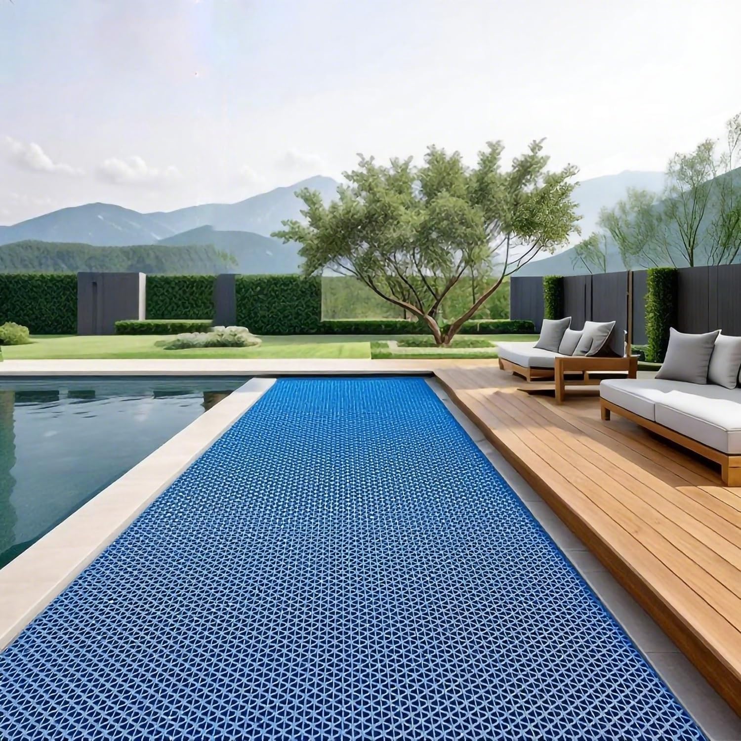 Tapis de drainage antidérapant en PVC imperméable pour une évacuation rapide de l'eau