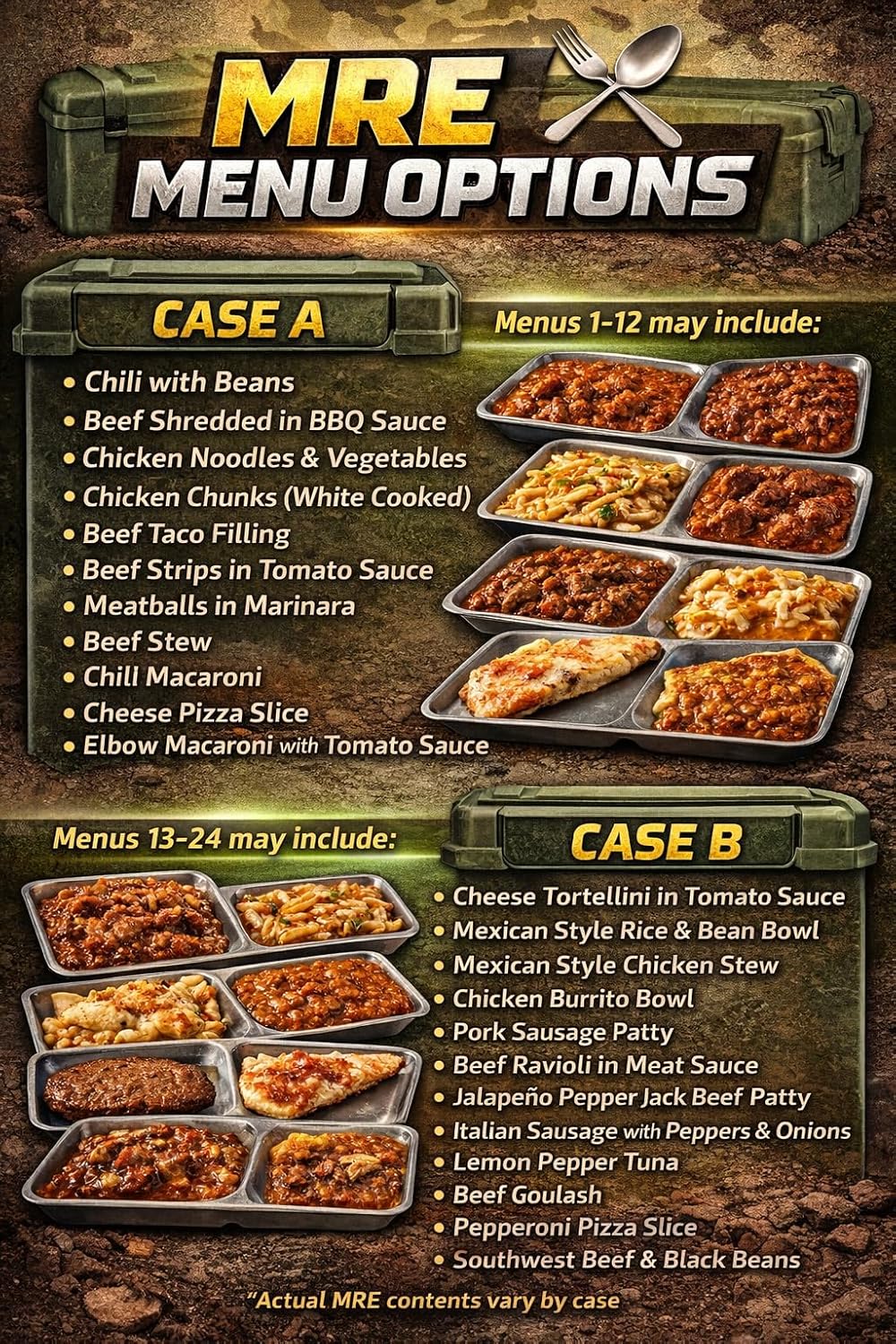 Survival Ready Meal – Authentic U.S. Military MRE
