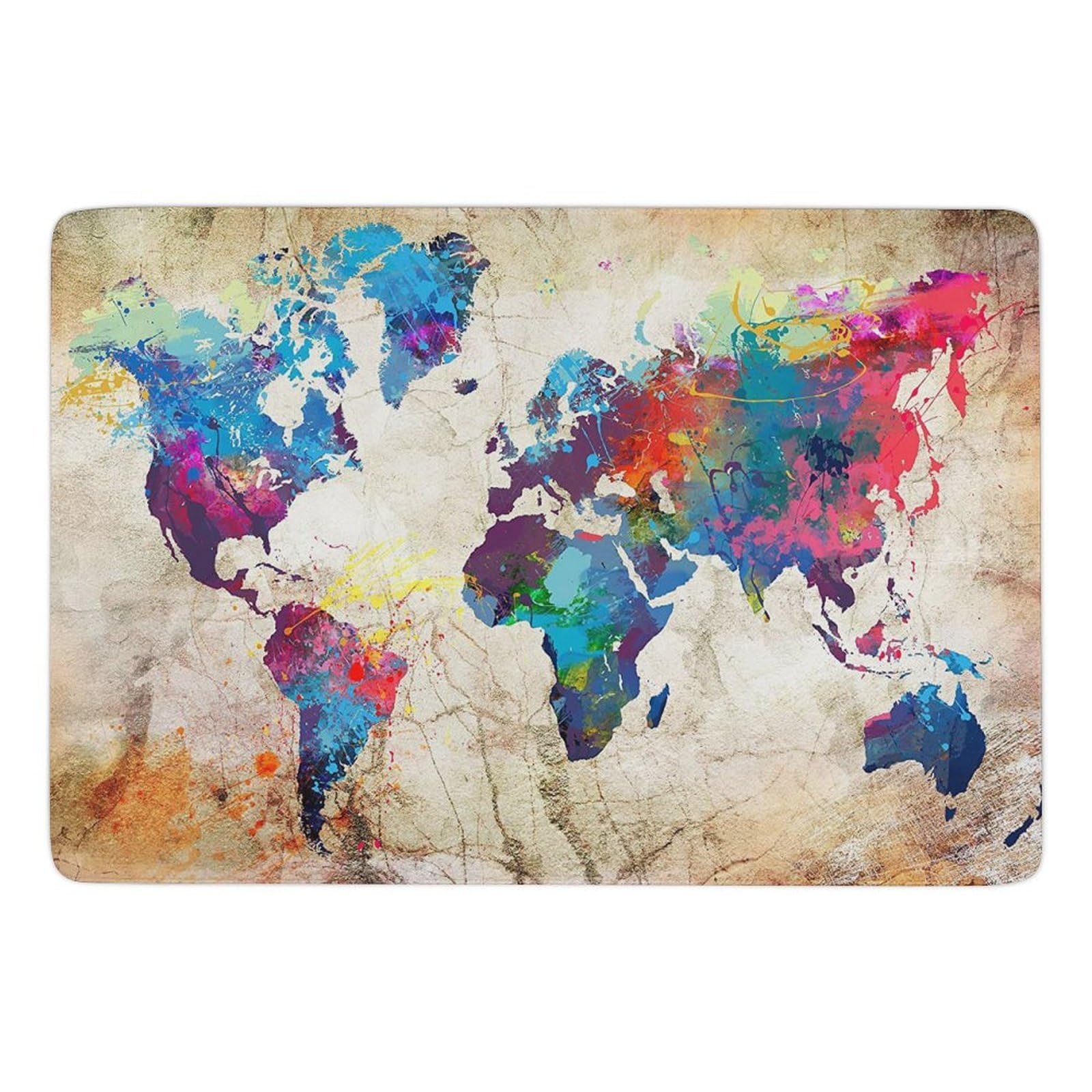 Tapis abstrait en velours de corail doux et confortable 150x100 cm