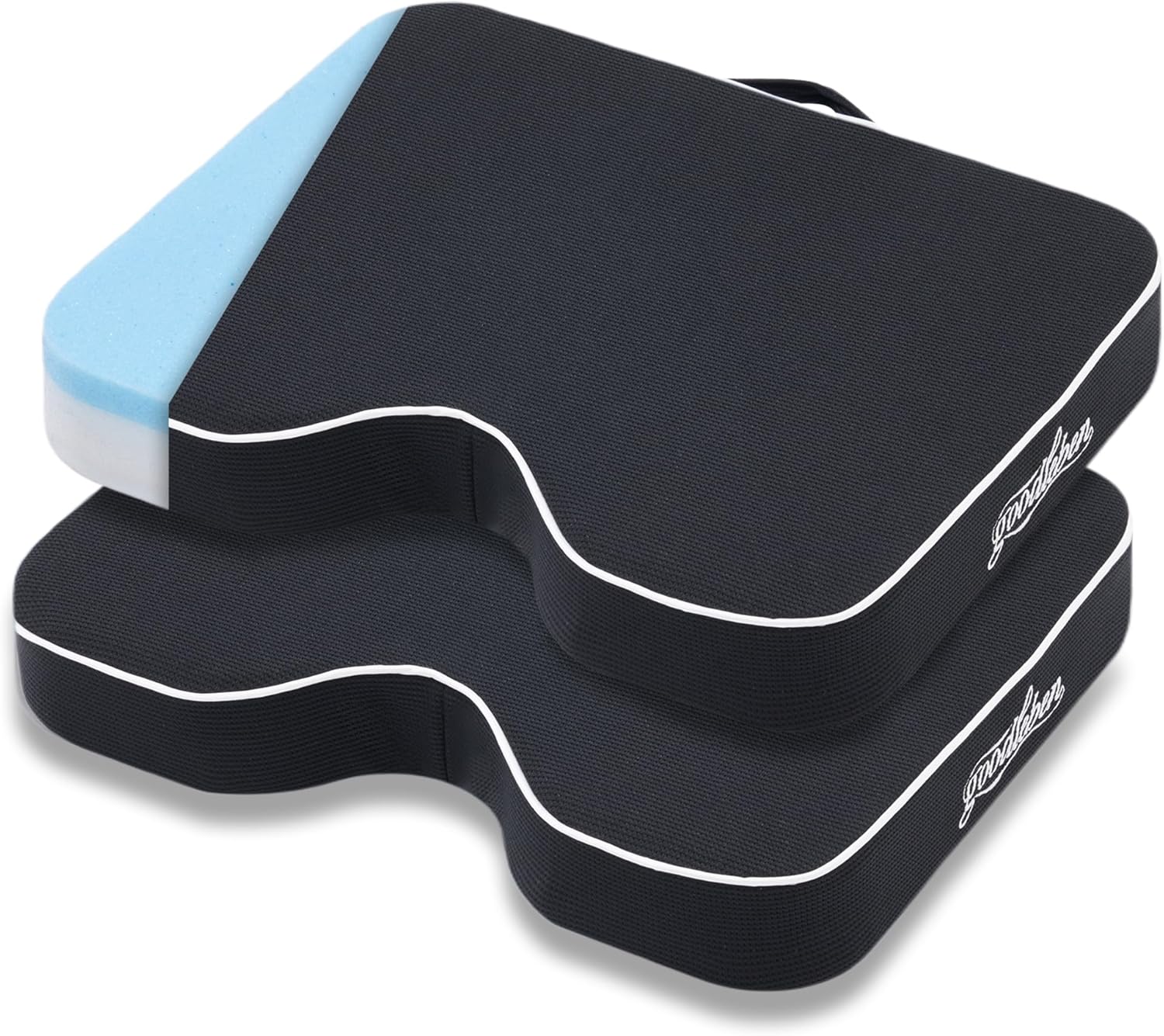 Stadium Cushion with Dual-Layer Foam (30D Support + 40D Memory), High Elasticity & Breathable, Waterproof Thick Bleacher Pad for Long Games, Portable for Outdoor Indoor Seating