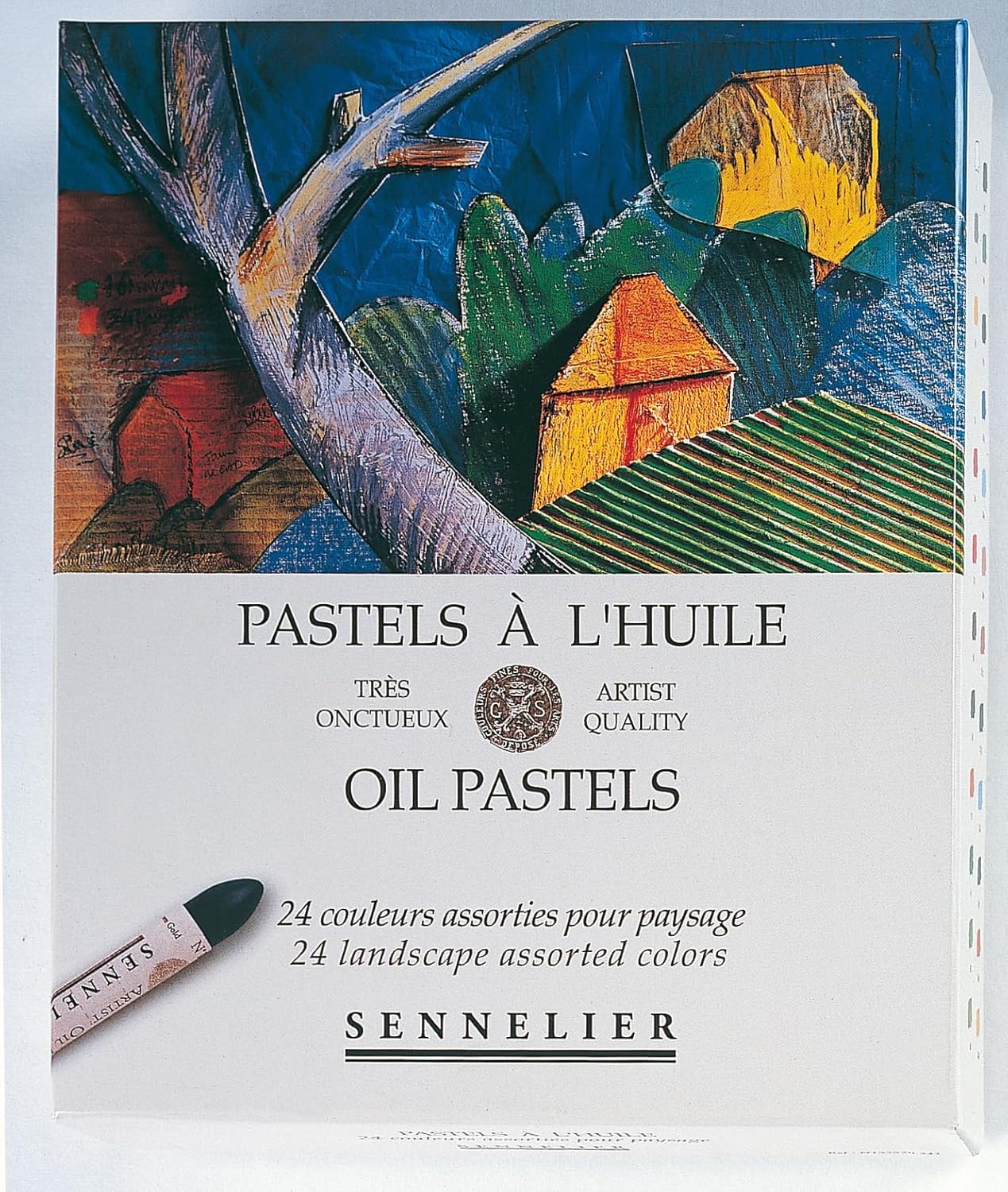 SENNELIER Oil French Pastel for Professional Artists, Landscape Set of 24