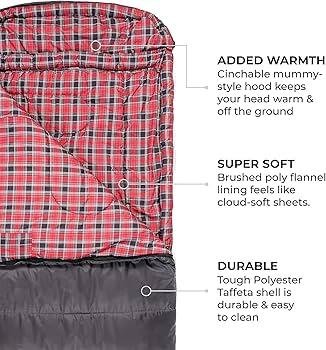 Amazon.co.jp: TETON Sports Celsius XXL寝袋;家族のキャンプに最適