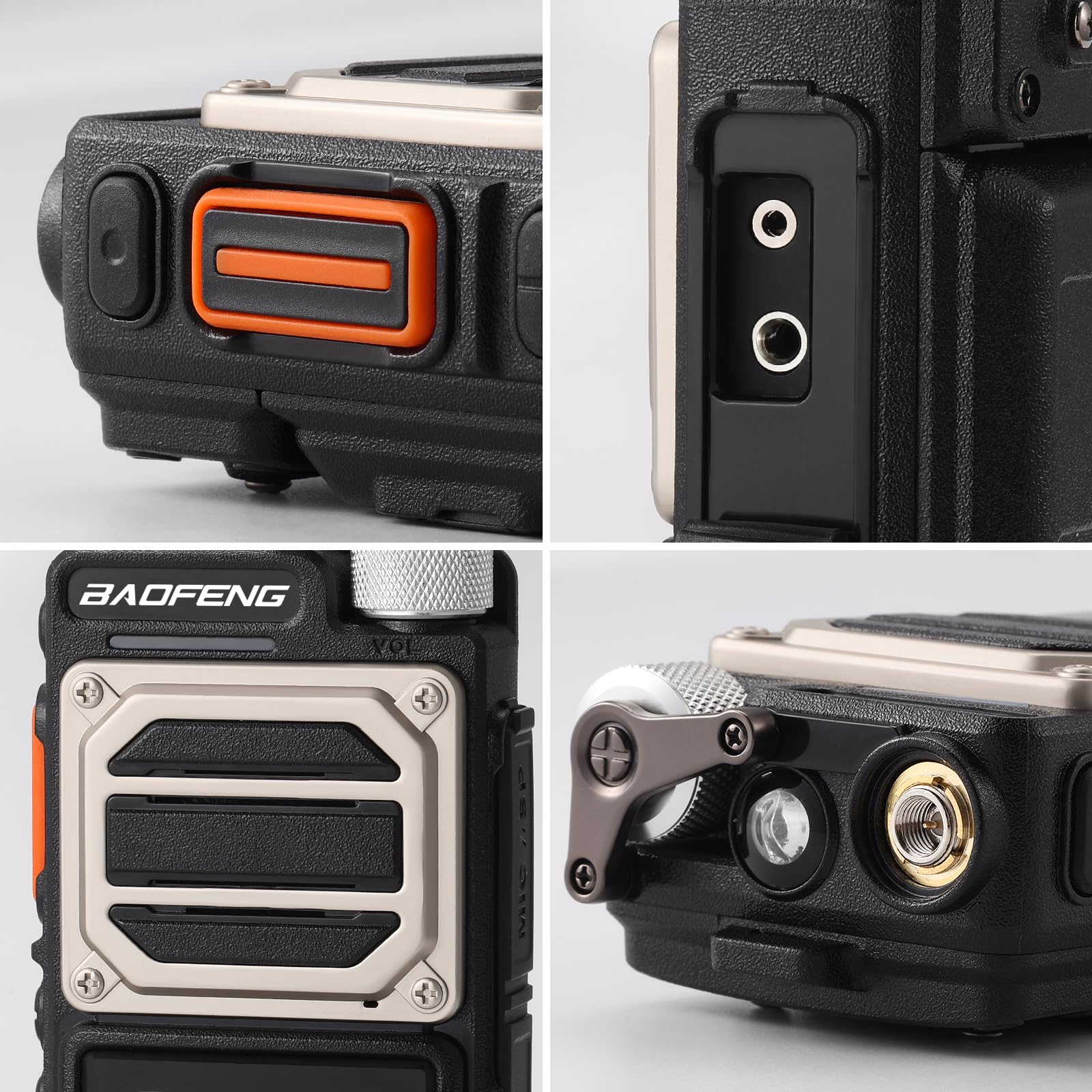 BAOFENG Radio UV-25, walkie-Talkie de Largo Alcance Tri-Power de 10 W, Receptor multibanda UHF/VHF/FM, batería de 5200 mAh, Antena de Cuello de Cisne | Batería de 5200 mAh con tipo C, receptor multibanda FM Air, dispositivo de mano, antena de cuello de ci