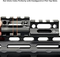 Vista 9 de UTG Super Slim 3 Slots Picatinny Riser Mount, 0.75