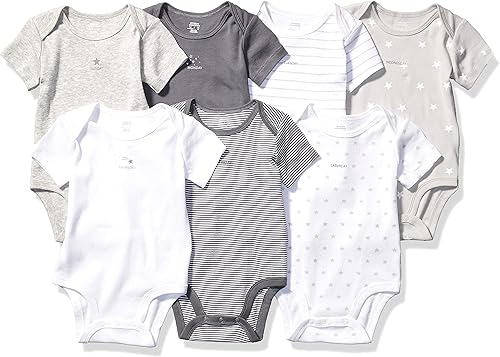 Tienda Essentials Body unisex de manga corta para bebés, multipacks Días de la semana/Animales, Días de la semana/Autos, Días de la semana/Estrellas
