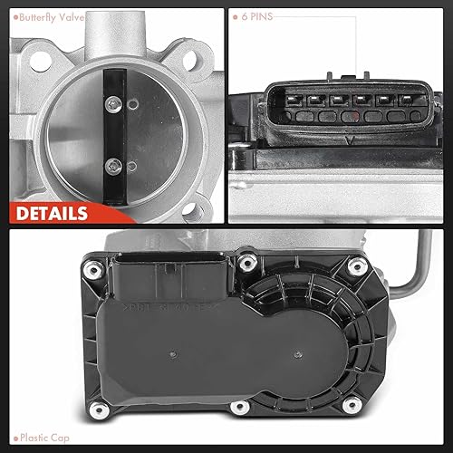 Miniatura 7 de A-Premium Conjunto de cuerpo del acelerador con sensor TPS, compatible con Toyota Camry Solara 2004-2006, RAV4 2004-2005, Highlander 2004-2007 y