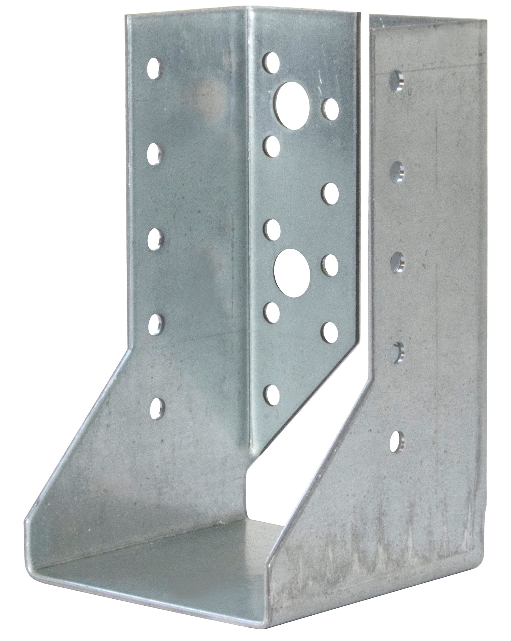 AERZETIX - C58655 - Lot de 2 Sabots de charpente à ailes intérieures 70x125x75x2 mm - sabot de solive à 32 trous - en acier zingué Z275