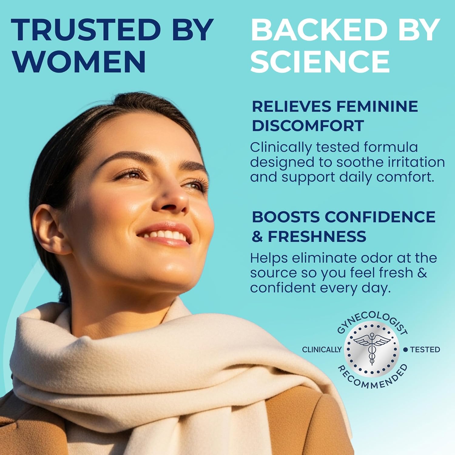 Terramed Just Think Comfort pH Balance for Women Vaginal Odor Eliminating Gel | Feminine Care | Vaginal Health | Support for Feminine Odor & Vaginal Microbiota Imbalance | 10 Count - Image 8