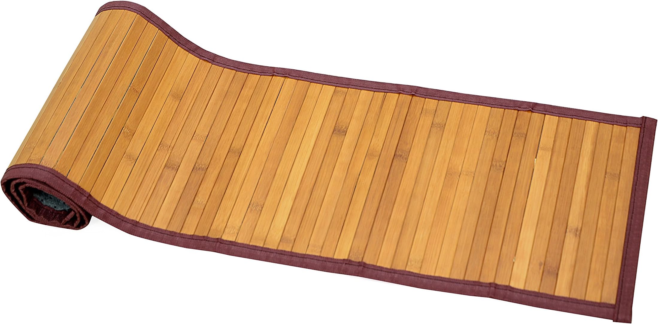 Bamboo Greens Bamboo Table Runner Plain Brown- 30x135cm