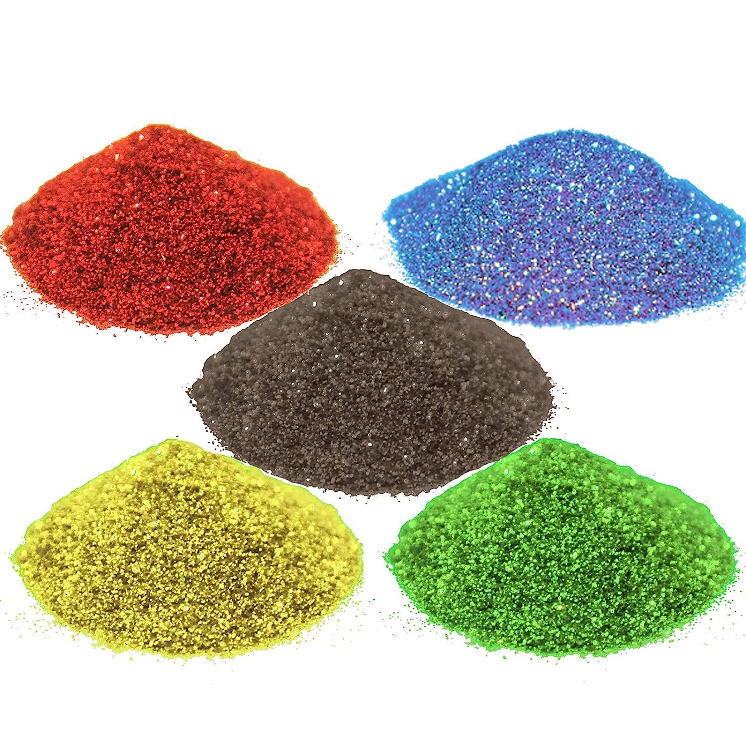 Hobby Crafts Glitter Sparkle Powder (Pack of 12, 7g Each)-0 (Assorted A)-image-25