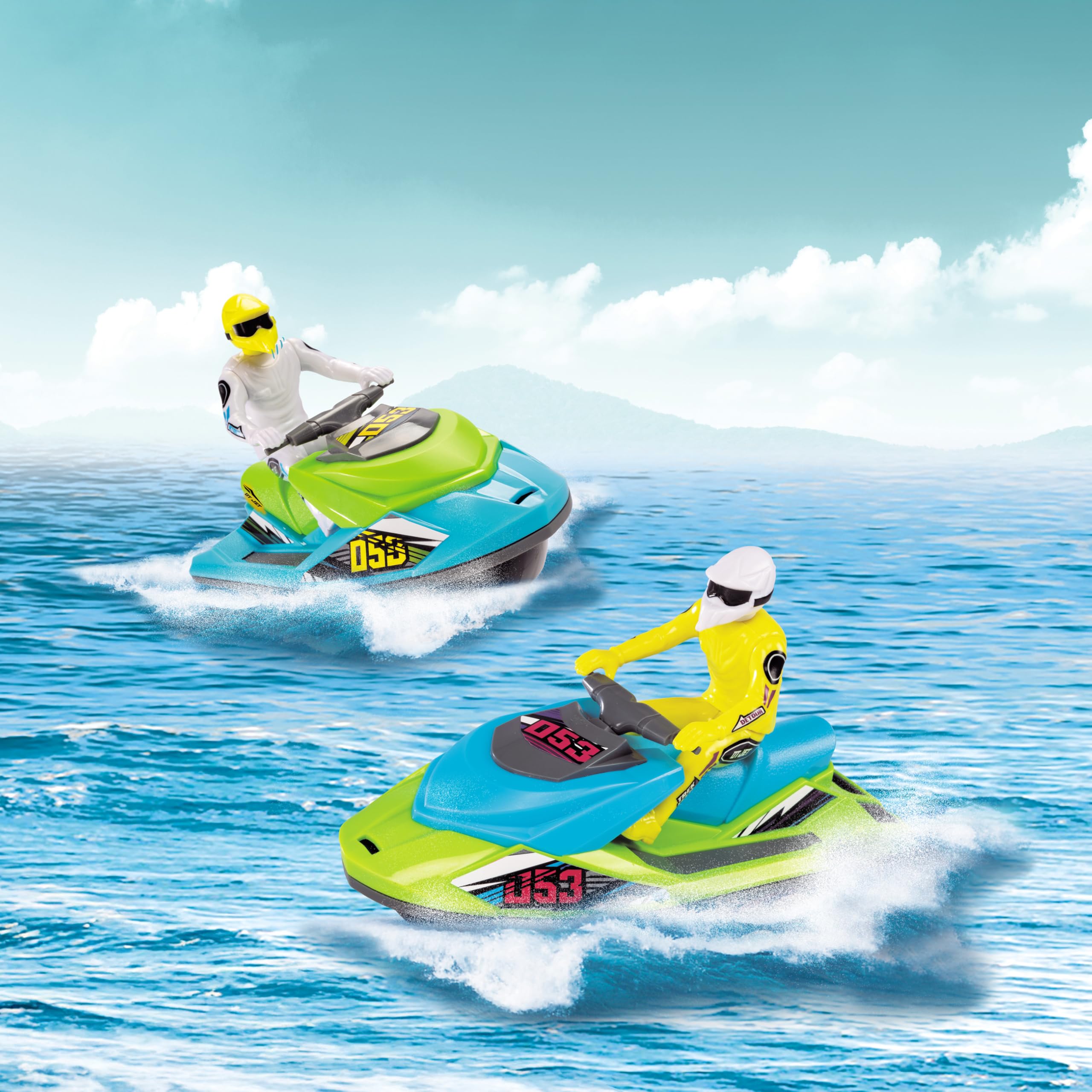 Dickie Toys Jetski Racer, selezione casuale tra 1 di 2 diversi jet ski