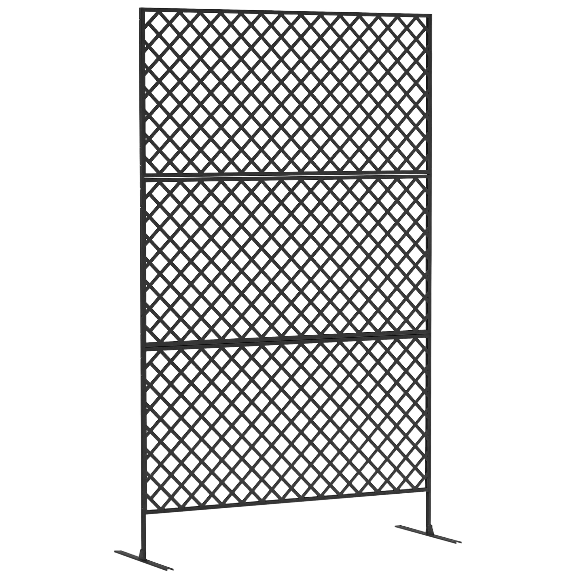Paravent indépendant en treillis Outsunny séparateur outdoor 122cm