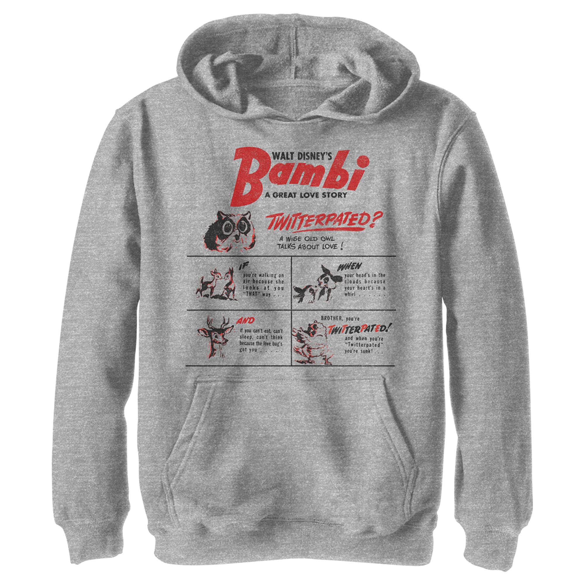 Sweat-shirt à capuche garçon Disney Bambi Twitterpated pull hiver - 5
