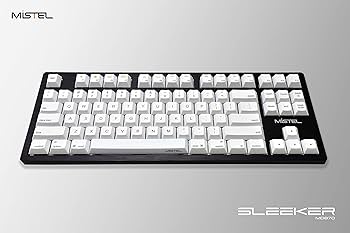 Amazon.com: Mistel Sleeker MD870 Mechanical Keyboard with Chrerry