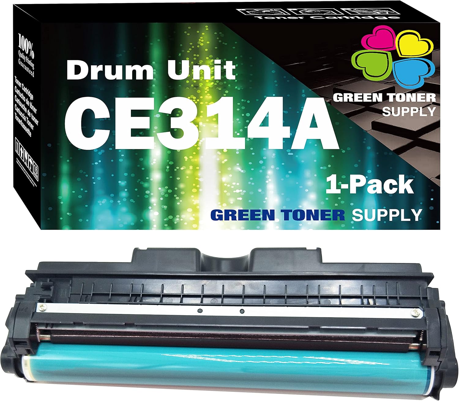 (Drum only) Compatible Replacement for CE314A hp126a Imaging Drum Unit for Color Pro 100 MFP M175a M275 M275nw CP1025 CP1025nw Printer