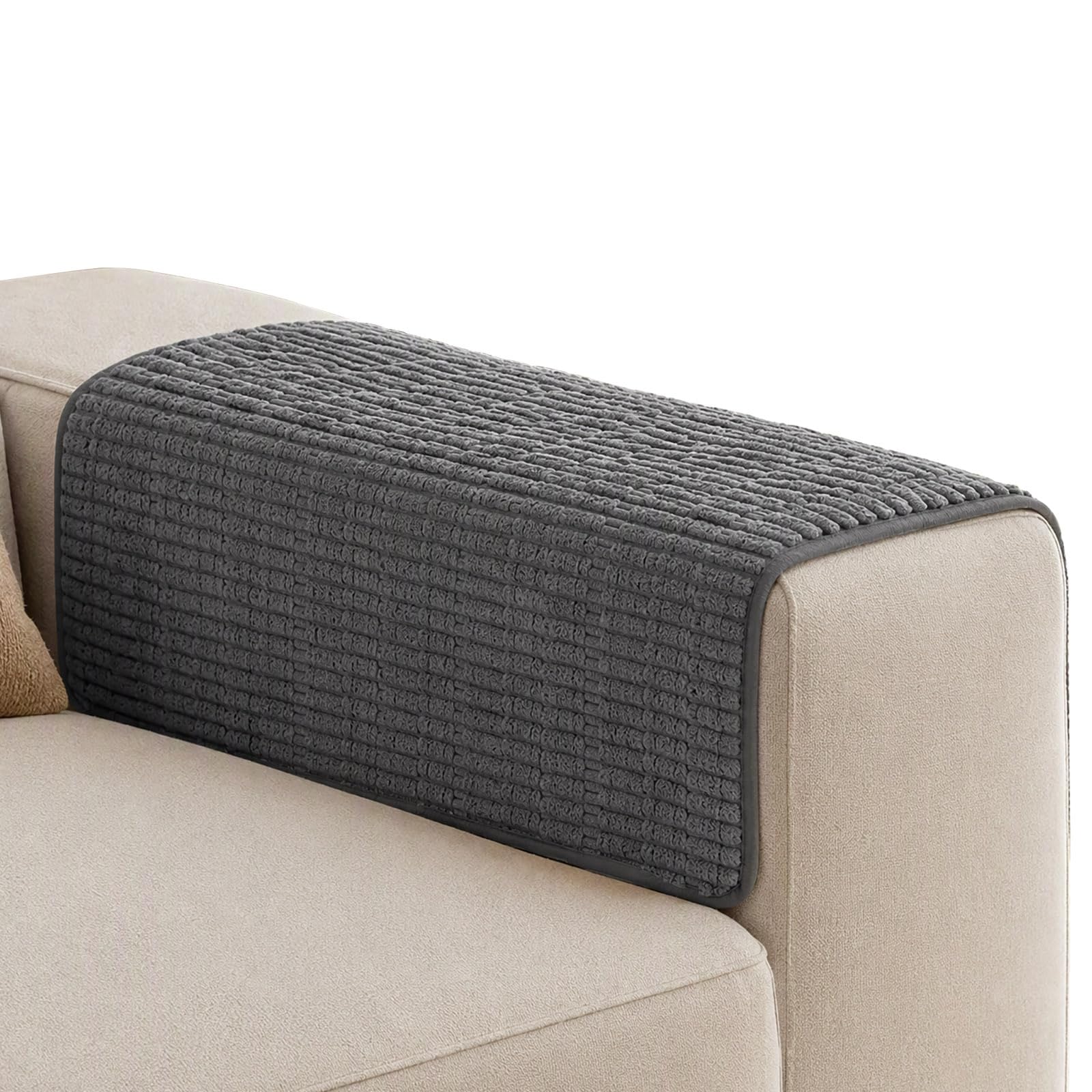 2pcs arm chair covers for arms, grey antimacassars for chair arms and Sofa