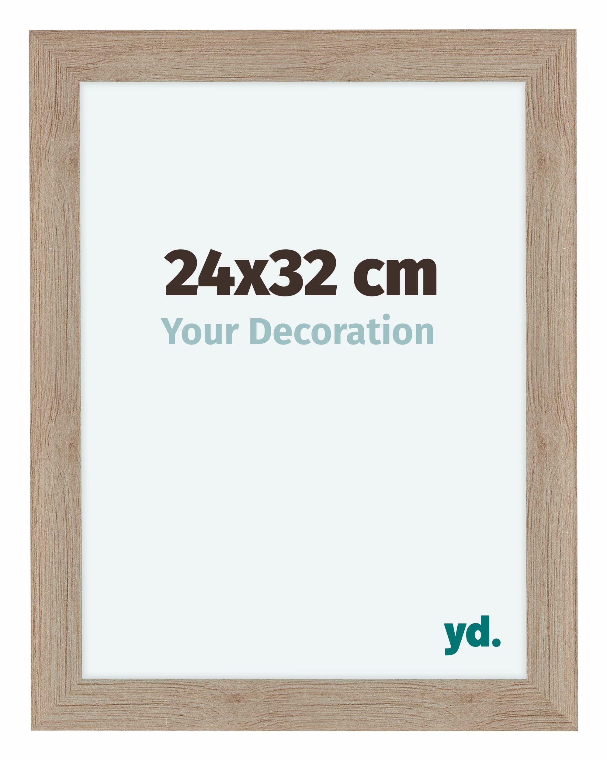 Your Decoration - Picture Frame 24x32 cm - Oak Light - Decorative Wall Frame in MDF with Antireflection - Frame 24x32 - Como
