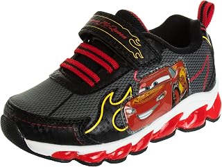Pixar Cars Boys Black/Red Lighted Sneaker (Toddler/Little Kid)