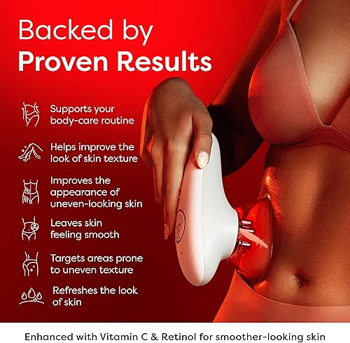 Miniatura 2 de Dispositivo de cuidado corporal con vitamina C y aceites de retinol - Paquete de 3 piezas de tonificación cosmética y masaje para una piel de