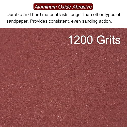 Vista 60 de HARFINGTON 120 piezas de lija triangulares de gancho y bucle, 120 granos, almohadillas de lijado de óxido de aluminio de 3-1/8 pulgadas, papel