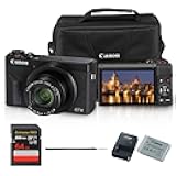 PowerShot G7 X Mark III Digital Camera | 20.1MP 1-Inch Sensor, 4.2X Optical Zoom, 4K UHD Video, Wi-Fi & Bluetooth | Vlogging & Travel Camera with Bag and 64GB Card