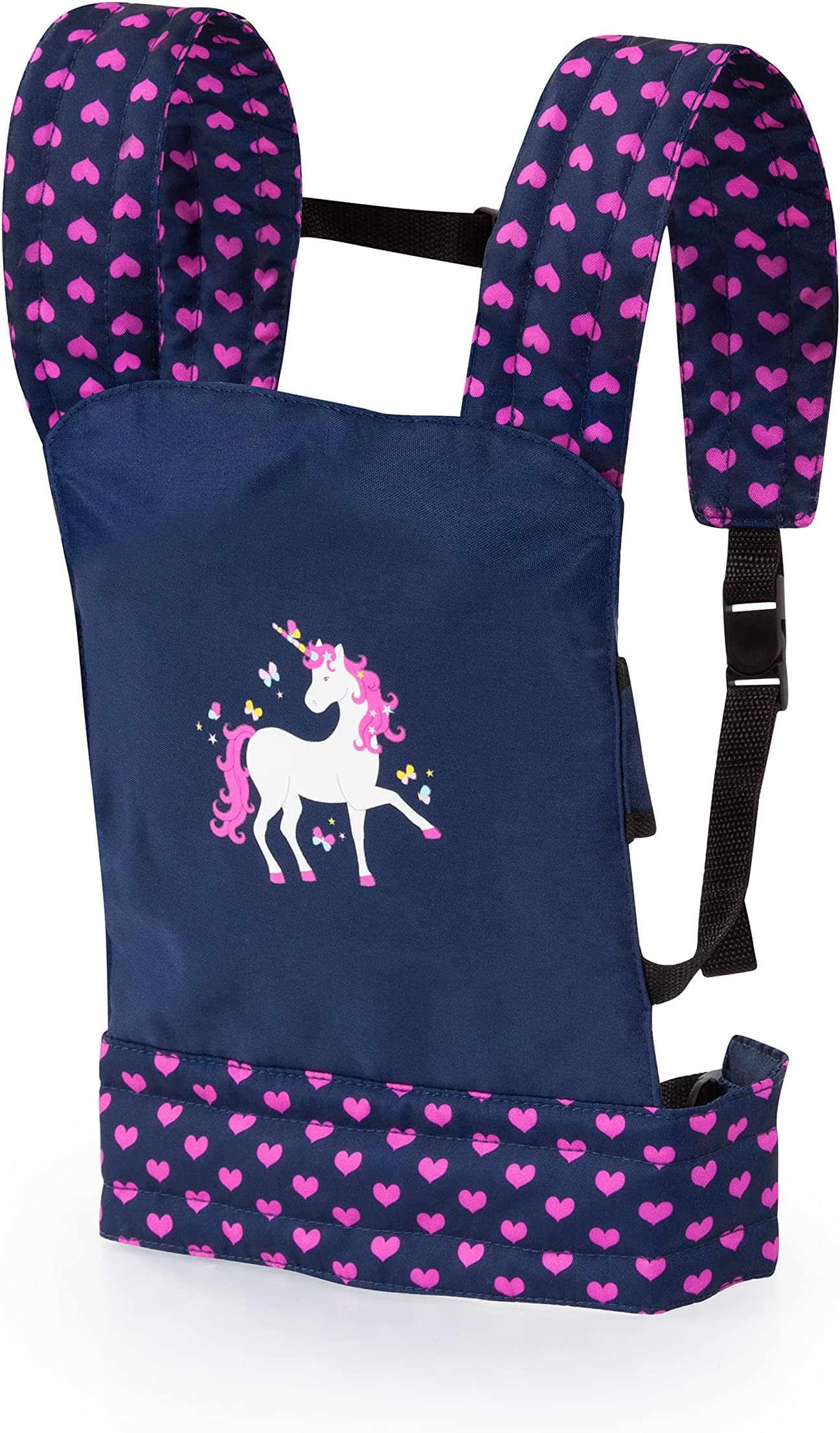 62254AA Doll Carrier, Blue/Unicorn
