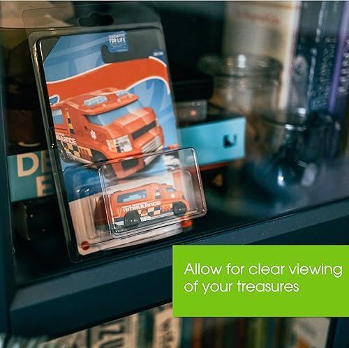 Miniatura 3 de 7Penn Funda protectora de coche de juguete  15 fundas protectoras individuales transparentes de juguete para exhibir objetos coleccionables