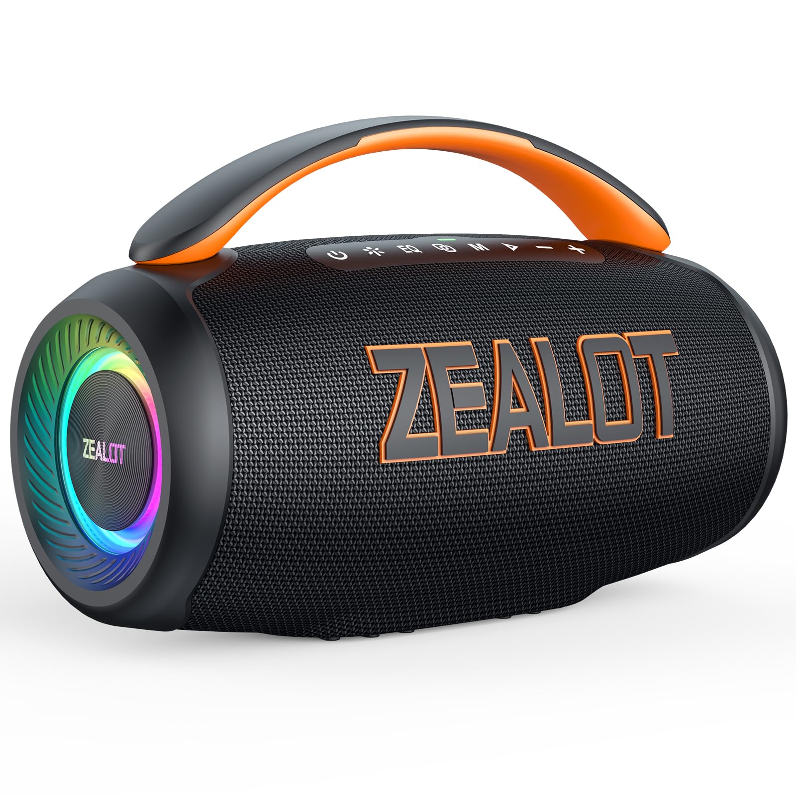 ZEALOT 80W ワイヤレススピーカー RGBライト付き Amazon.com: ZEALOT Portable Bluetooth Speaker, 80W Peak
