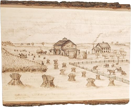 Miniatura 8 de Walnut Hollow Tablón de tilo mediano con borde vivo de madera (paquete de 3)  para leña, decoración del hogar y bodas rústicas