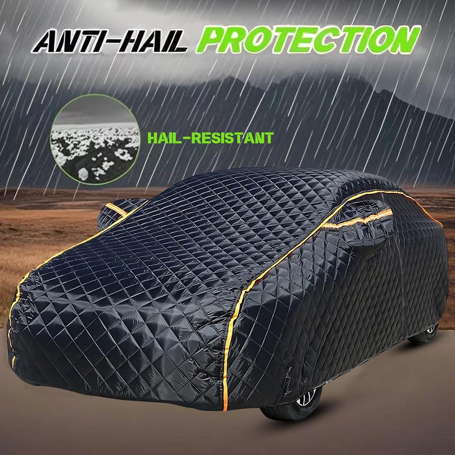 Funda de Coche Antigranizo para EBRO S400 SUV 2025-,Funda Coche Exterior Engrosamiento A Las Heladas, Impermeable,Lluvia Y Nieve, ProteccióN,Transpirable Cubre