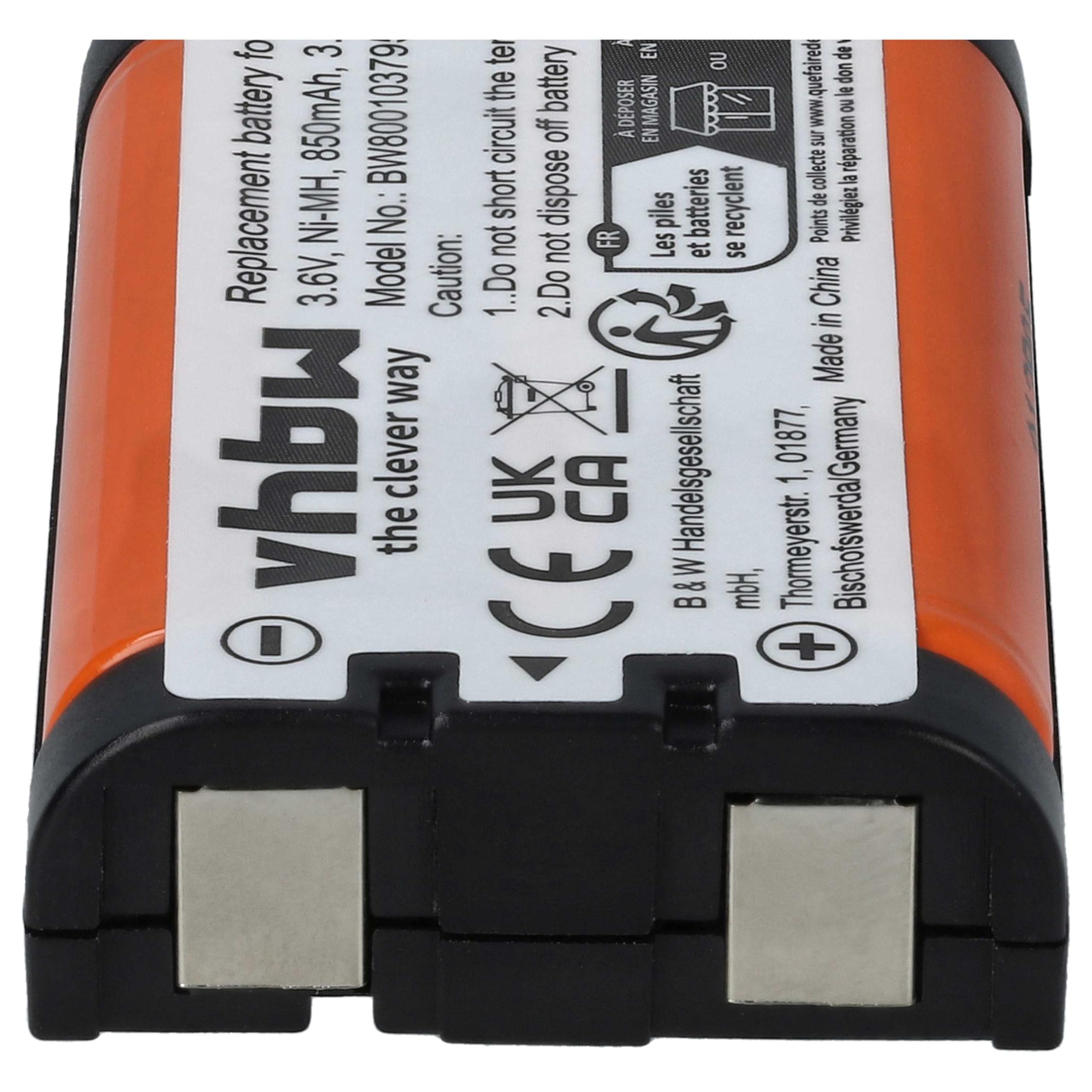 Batteria 0.6Ah 3.6V Ni-Mh per P/N: T427, 30AAAM3BMX