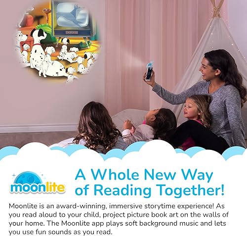 Miniatura 3 de Moonlite Carretes de cuentos Storytime, juego de 3 historias, El Rey León, 101 dálmatas, Mulan, historias digitales para proyector, regalos de