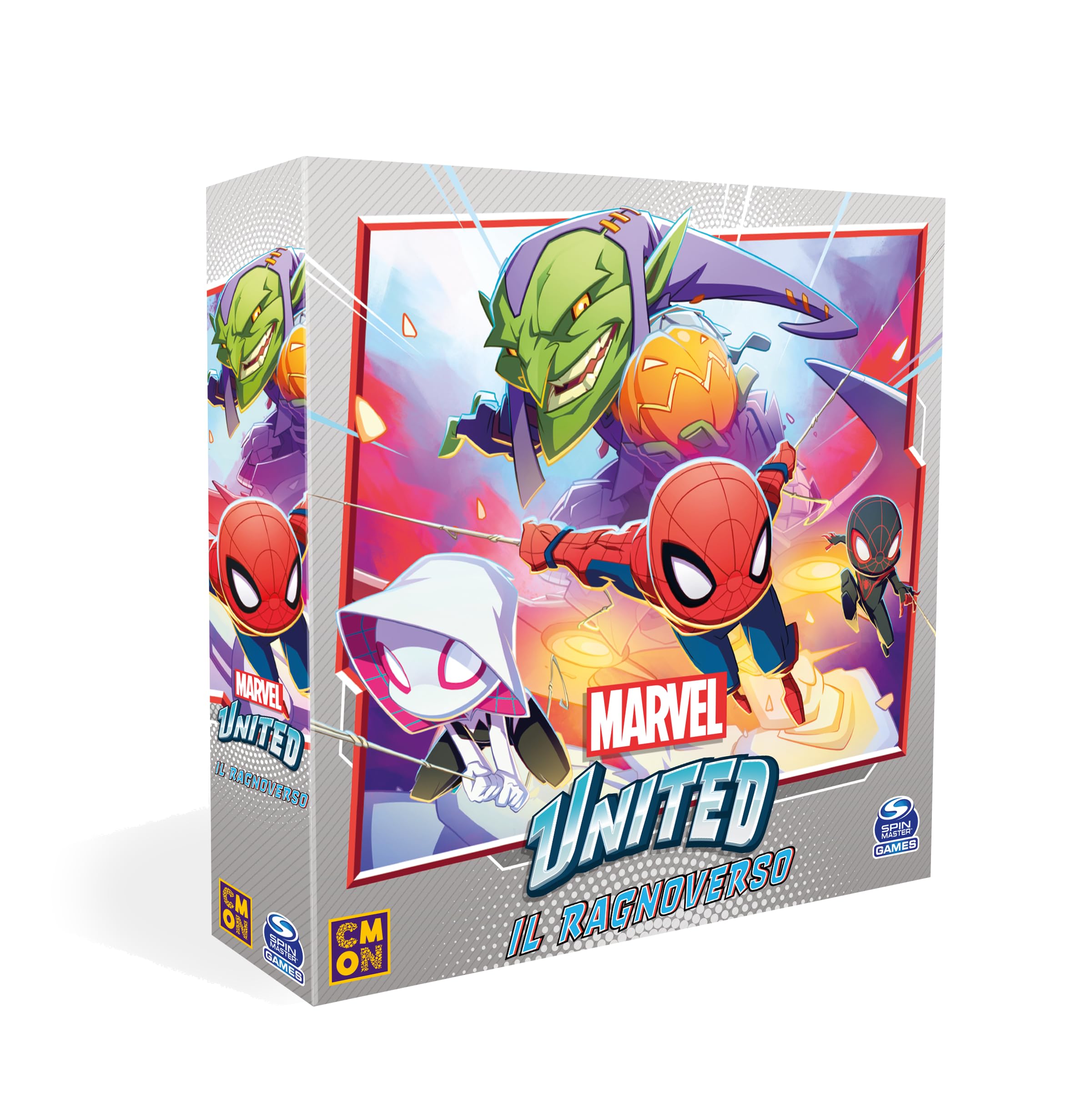 Asmodee Grün, Grün Marvel United: Il Ragnoverso, Erweiterung Des Brettspiels, Italienische Ausgabe