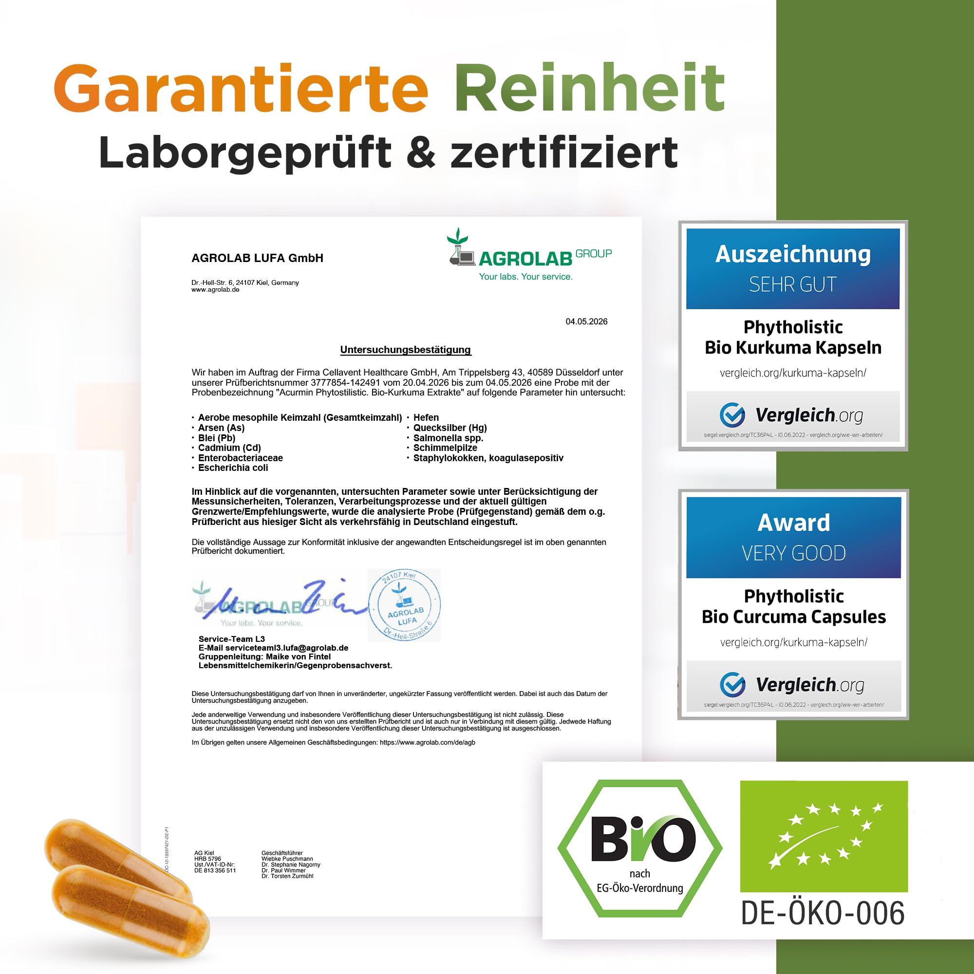 Stärkste Bio Kurkuma Kapseln - 40x effektiver - 15.000mg Kurkuma Pulver/Tag - ohne Pfeffer - höchster Curcumin Gehalt - Curcuma Kapseln hochdosiert, vegan & hochbekömmlich - Acurmin Phytholistic