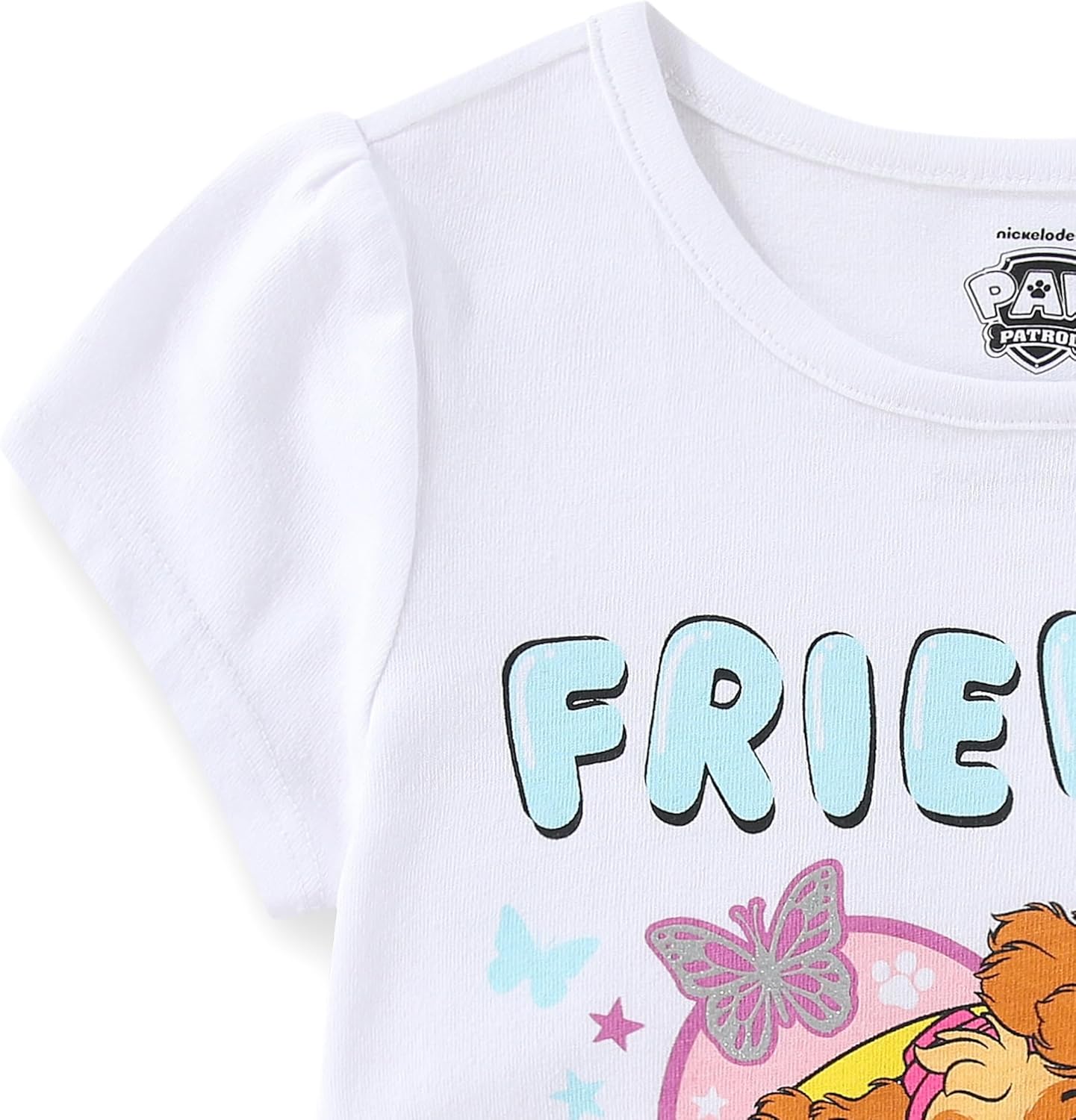 Paw Patrol Nickelodeon Skye Girls Short Sleeve T-Shirt and Legging Pants 2 Piece Set for Toddler and Big Kids - Image 4