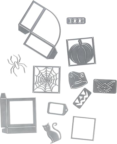 Sizzix ELLISON THINLITS Troquel, silueta espeluznante