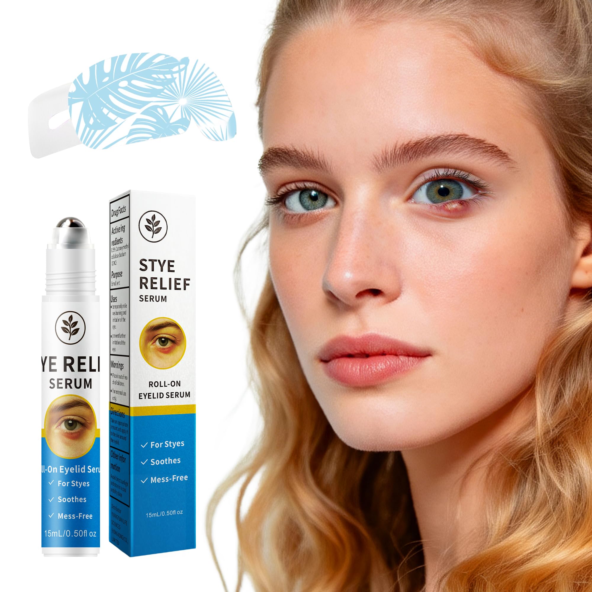Stye Eye Relief Serum and Steam Eye Mask Kit