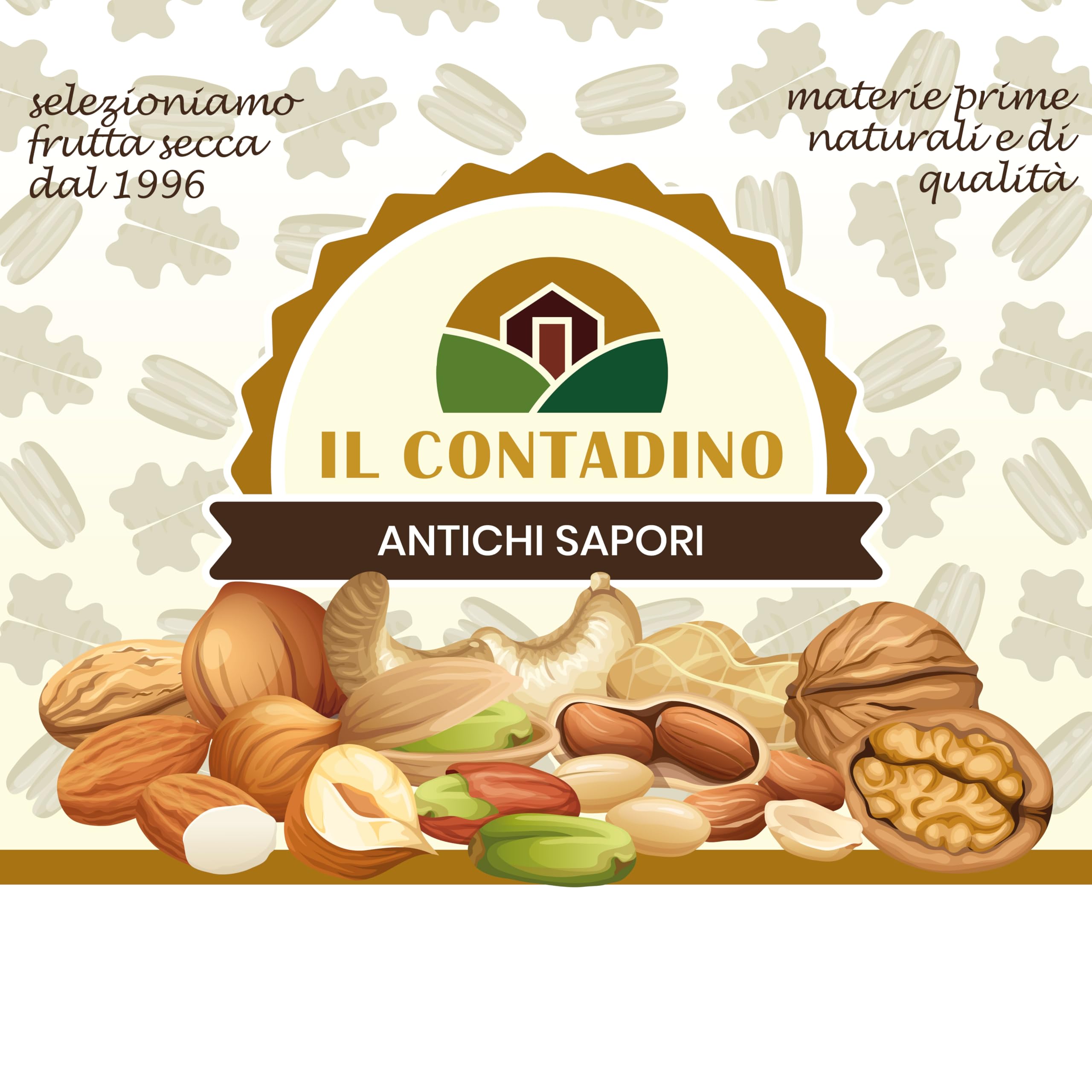 Il Contadino - Antichi Sapori | ARACHIDI EXTRA FANCY | Confezione Salva Freschezza, Tostatura Frequente, Frutta Secca di Qualità Premium, No Conservanti (4 Kg)