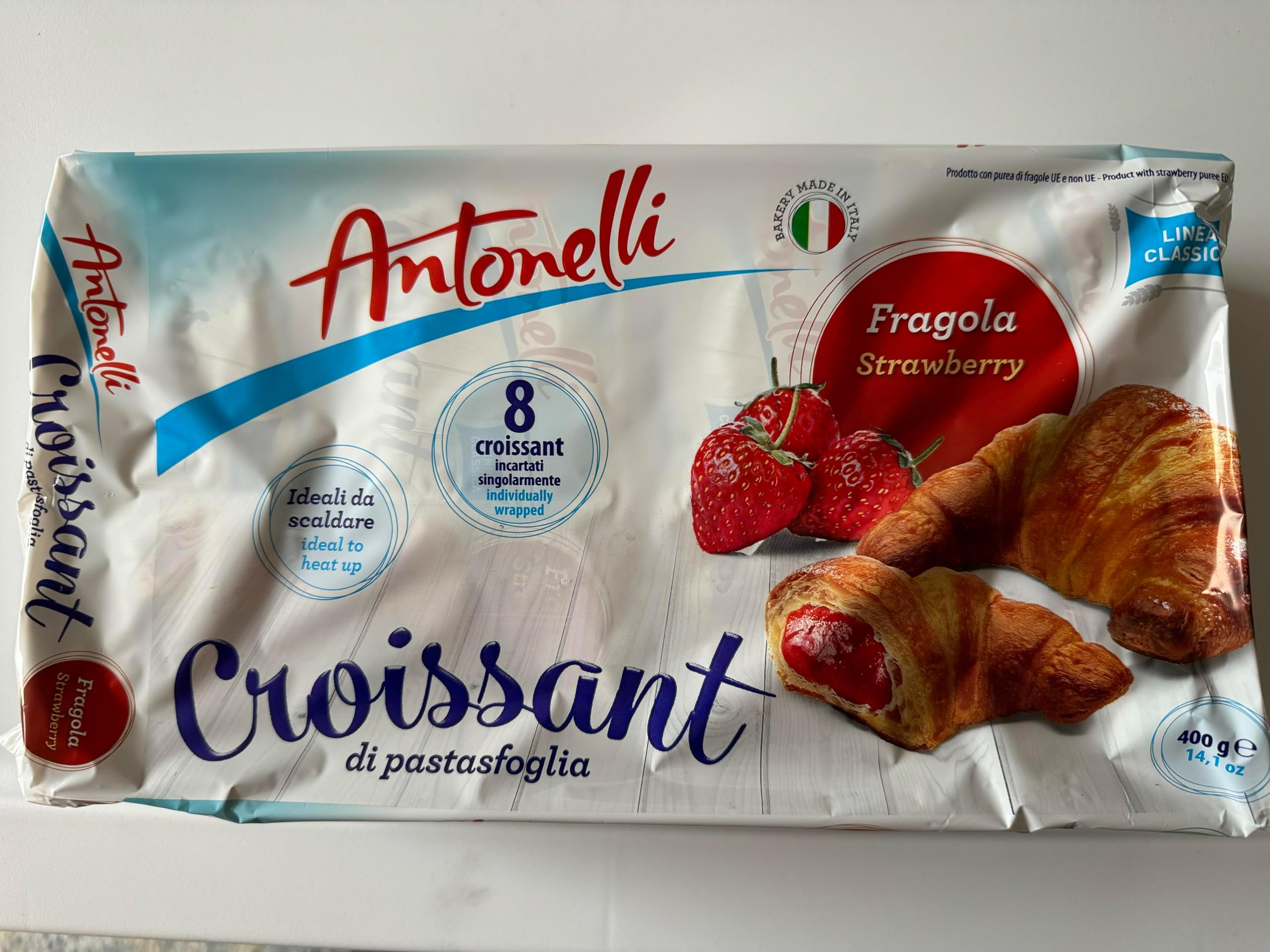Antonelli Croissants with Strawberry Filling 400g