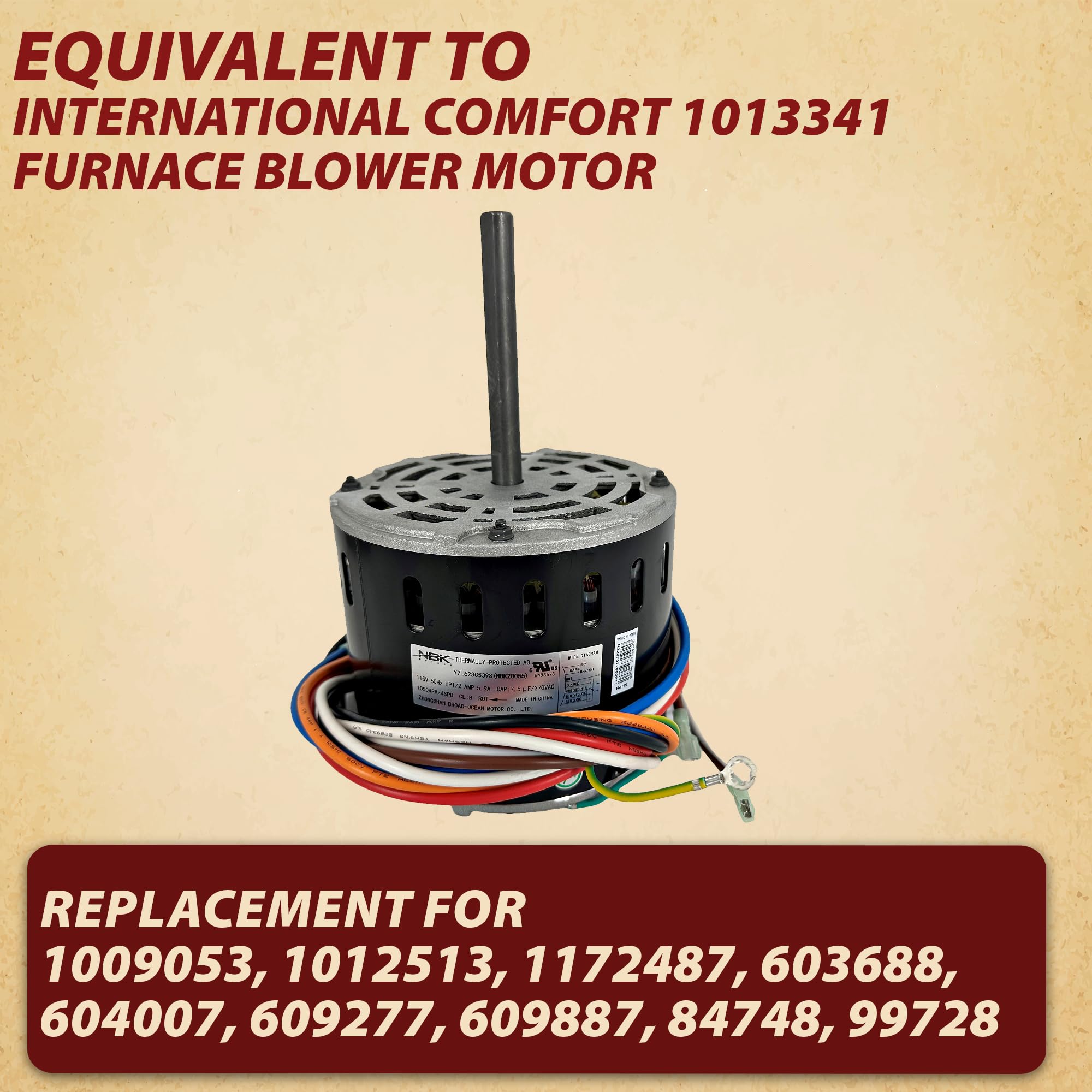Blower Motor For Furnace ICP 1013341 Furnace Blower Motor
