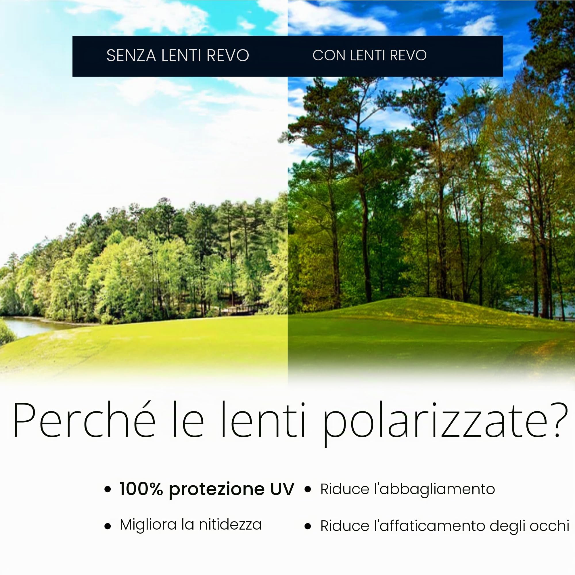 Revo Occhiali da Sole Polarizzati Imbracatura Avvolgente Telaio