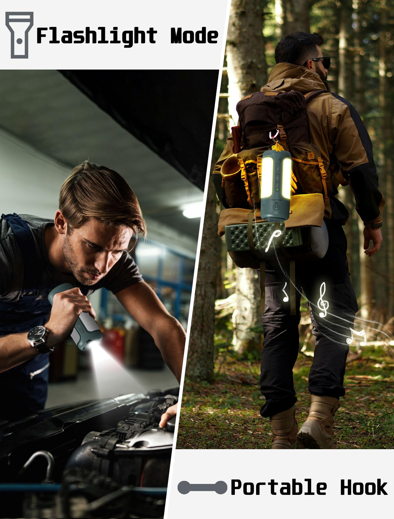 その他 Tmvel Flex Camping Lantern Collapsible Flashlight Led Lantern - Light Weight - Portable by Tmvel w17b8b5 Portable Collapsible LED Camping Lantern and Flashlight (2 Pack