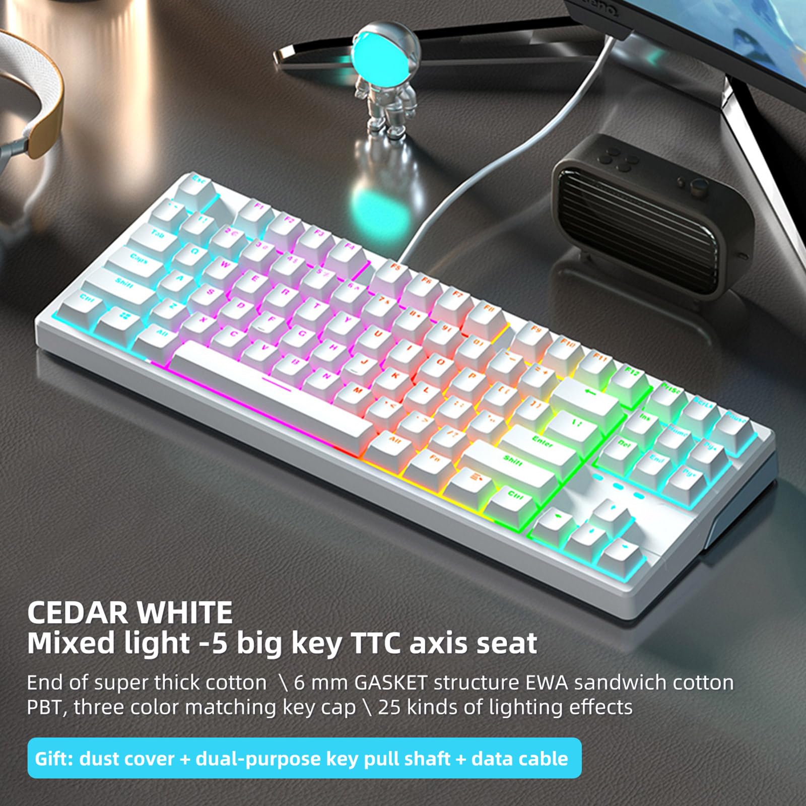 Amazon | BEIDUOYANG メカニカルキーボード ホットスワップ 87キー