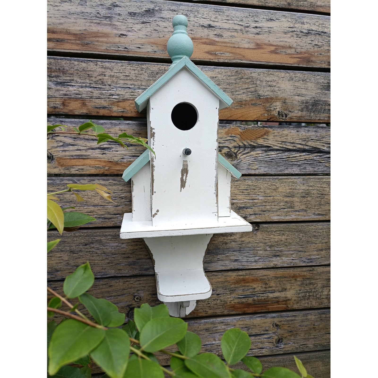 Patios nido de madera para colibríes, balcones al aire libre, hábitat de pájaros, casa de cría para pájaros cantores, nido de cría para patio trasero