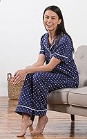 Vista 4 de PajamaGram Womens Pajamas - PJ For Women Set, Short Sleeve, 100% Cotton