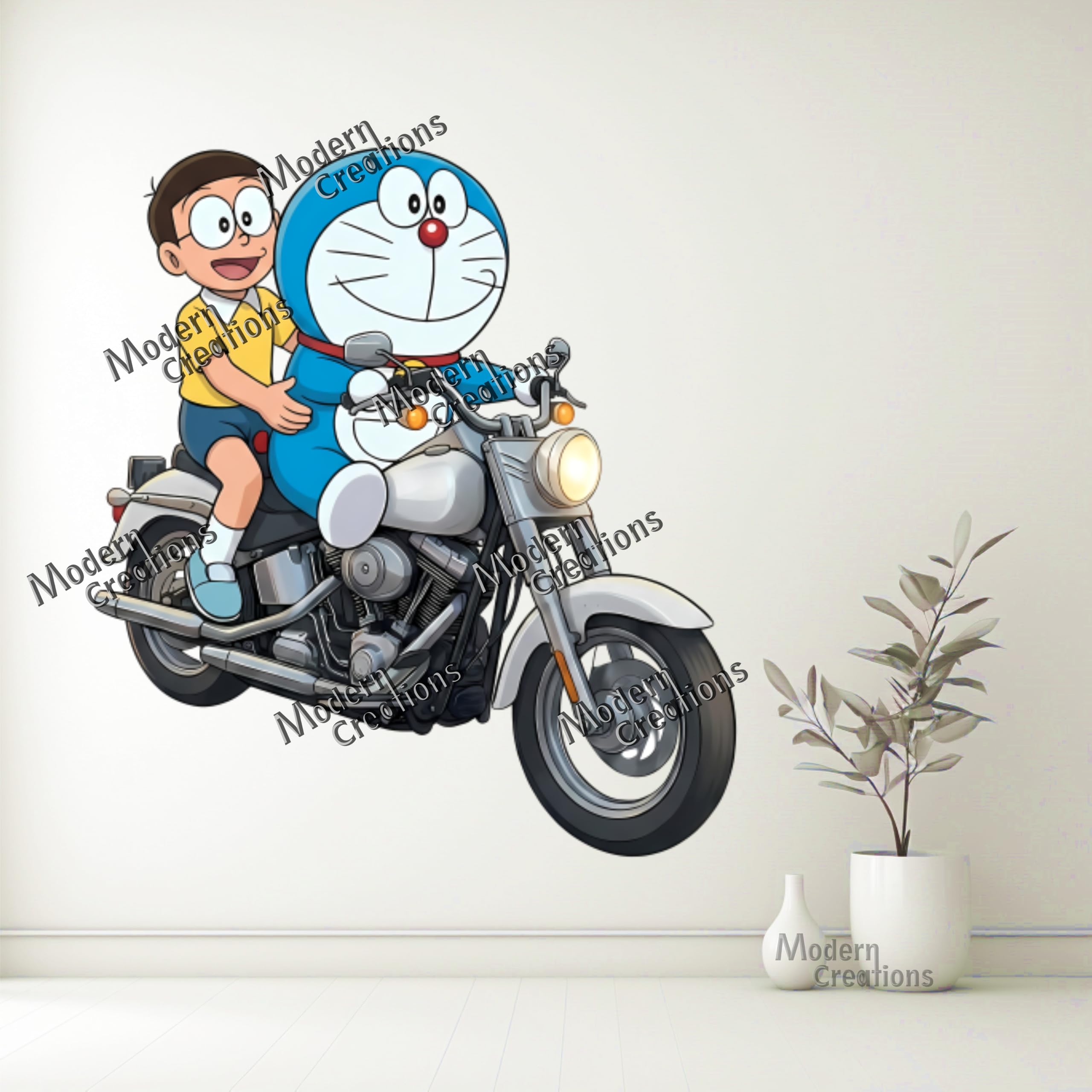 Doraemon Nobita Wall Sticker Large Size for Kids Room – Cute Cartoon Vinyl Wall Decal for Bedroom Nursery Playroom Decor, Funny Doraemon Character Wall Art Decoration for Children Room-image-29