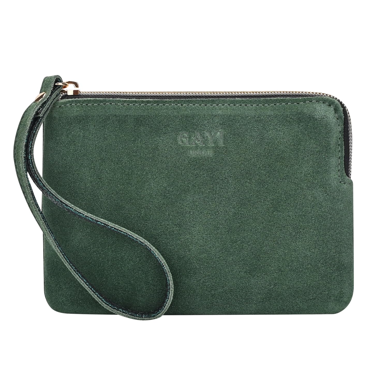 GAYI URBAN Genuine Leather 4.5 x 6.5 Wristlet Purse for Women, Evening Wristlet Pouch Clutch Bag